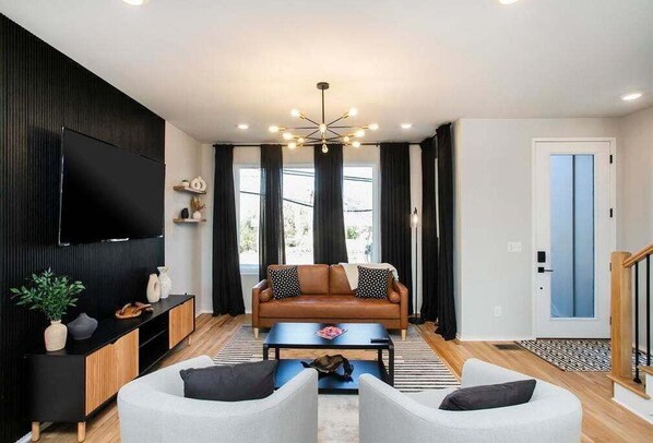 Relax in the luxe living room