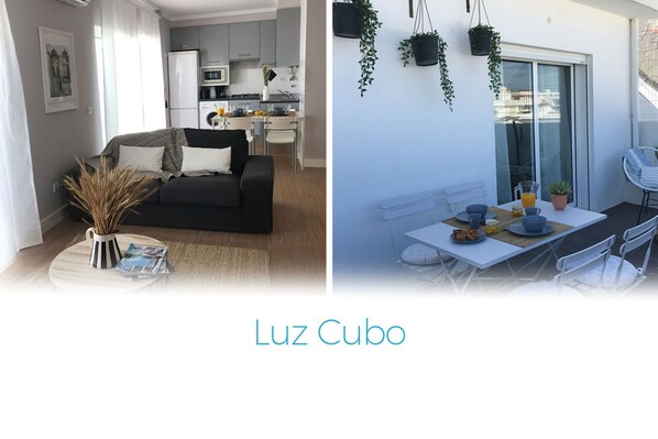 Header luz cubo