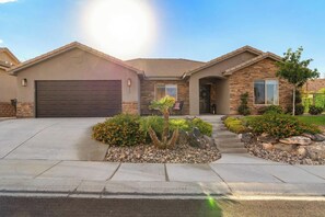 Beautiful home on corner lot.