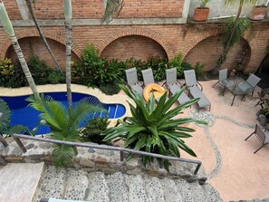 Overhead Pool View