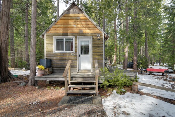 Butte Meadows Vacation Rental | Studio | 1BA | 600 Sq Ft | Steps to Enter
