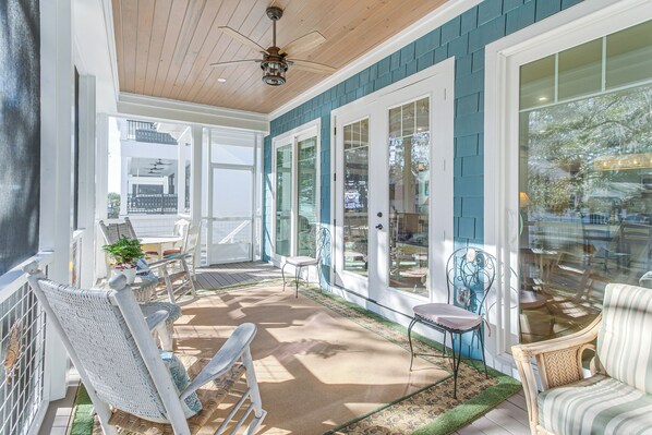 St. Simons Island Vacation Rental | 3BR | 2.5BA | Stairs Required | 2,200 Sq Ft