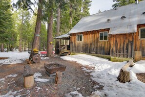 Duplex Exterior | Outdoor Dining Area | Charcoal Grill | Fire Pit