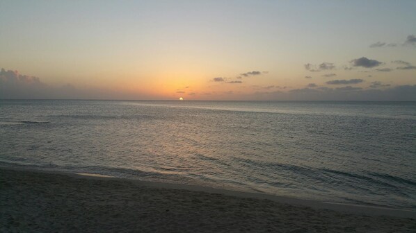 View of perfect sunset at Plantation Village. Each night is different!