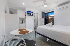 A cozy and inviting bedroom designed for ultimate comfort