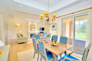Dining area with access to terrrace