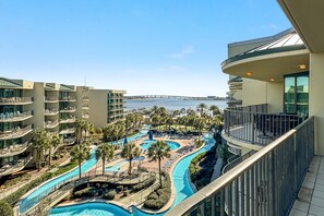 Private balcony view!