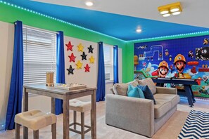 Mario Bros family room
