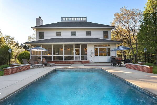 Private in ground pool