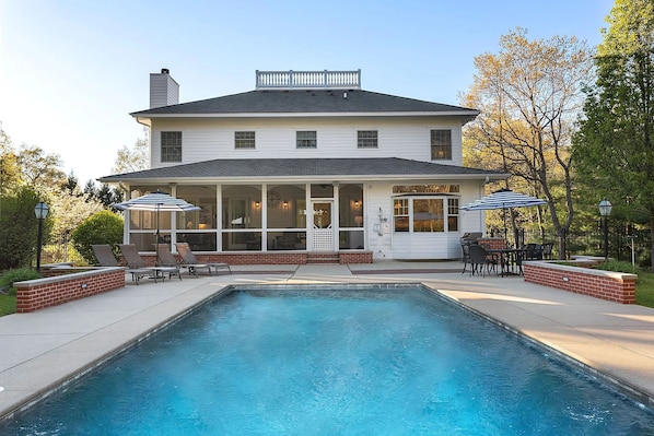 Private in ground pool