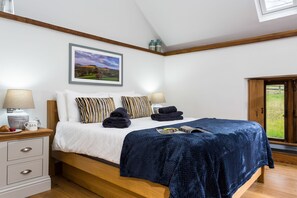Natural light fills the bedroom