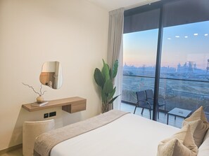 Uitzicht vanaf balkon