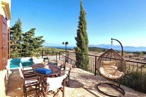 Views of Lefkada and Ithaka from Villa Levanda