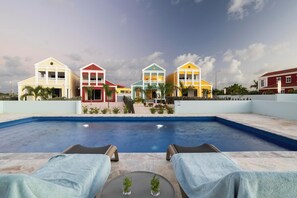 Front of property – evening/night
