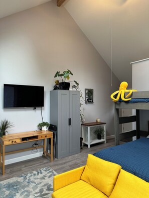 TV and small desk