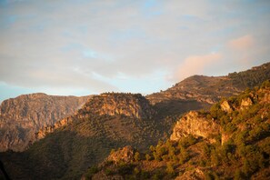 Andalusian mountains in the evening