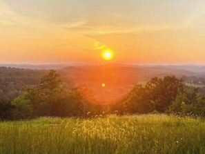 A summer sunset 