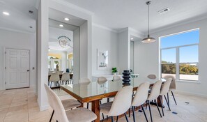 Second Floor Dining Room - Balcony Access
