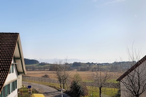 Vue depuis lâhĂ©bergement
