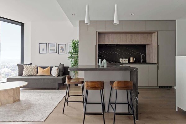 A kitchen & dining.