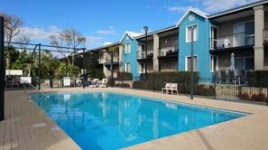 Relax, swim, repeat. Our pool is ready for you!