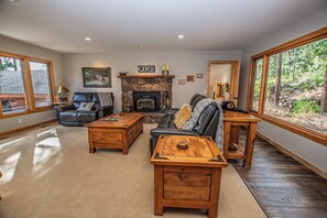 Graces Place - Living Area Fireplace