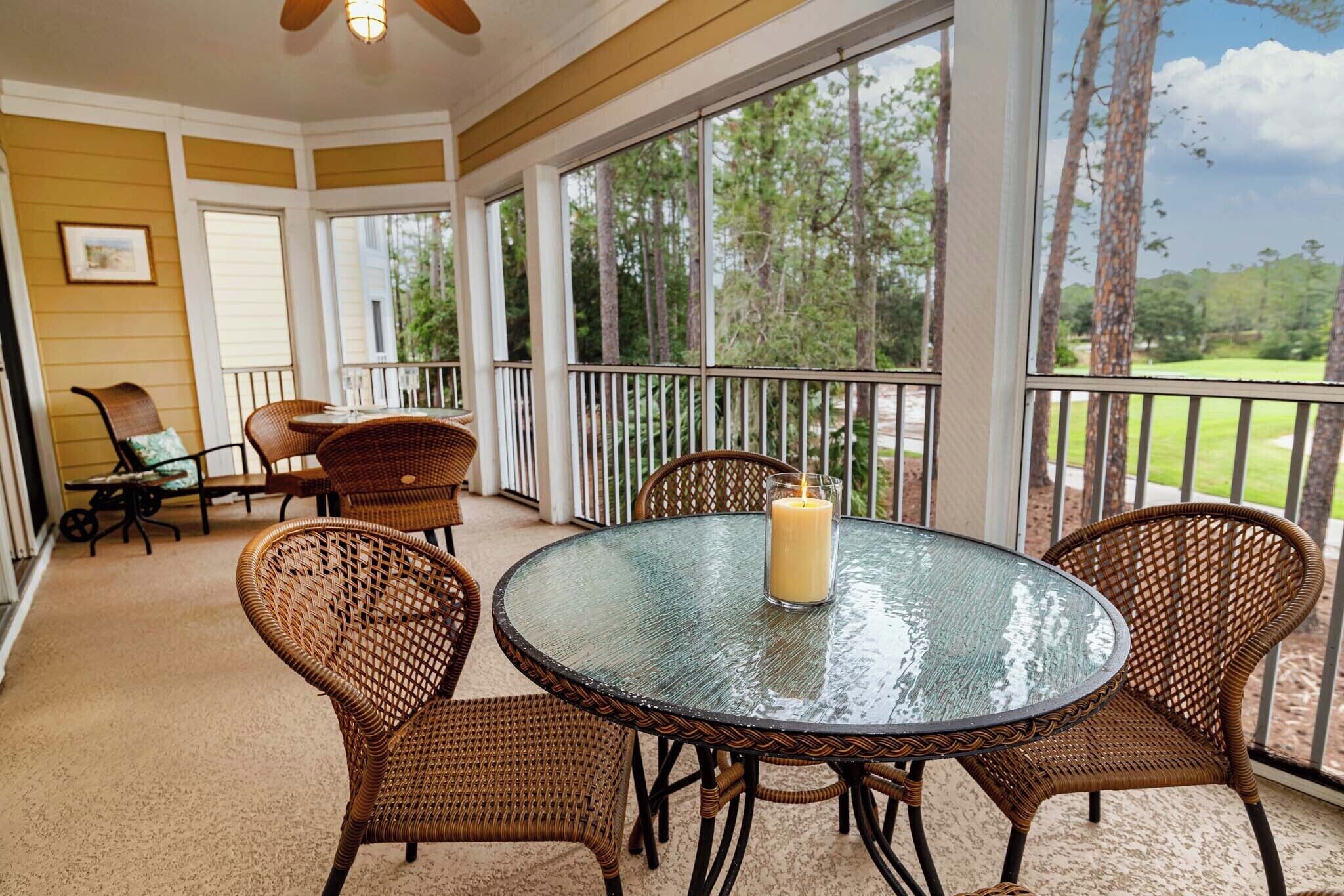 Screened Lanai with Golf Course View