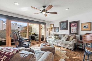 Comfortable living area with room for everyone 
