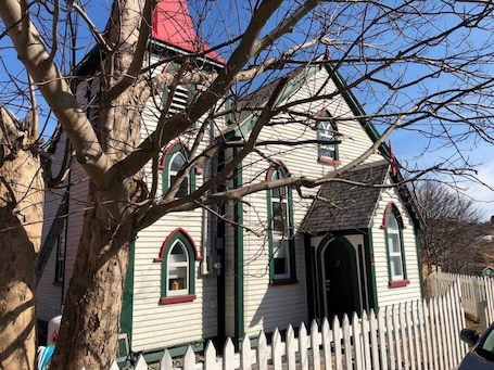Christ Church dated 1860, lovingly restored over last 30 years by Aiden and Elizabeth Duff, current owners.