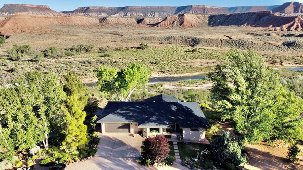 Front view of house! You will be staying in back where the amazing views are!