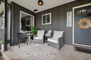 Front porch sitting area