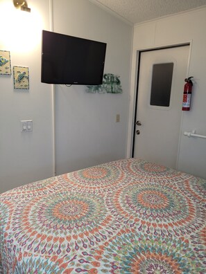 Main bedroom showing TV