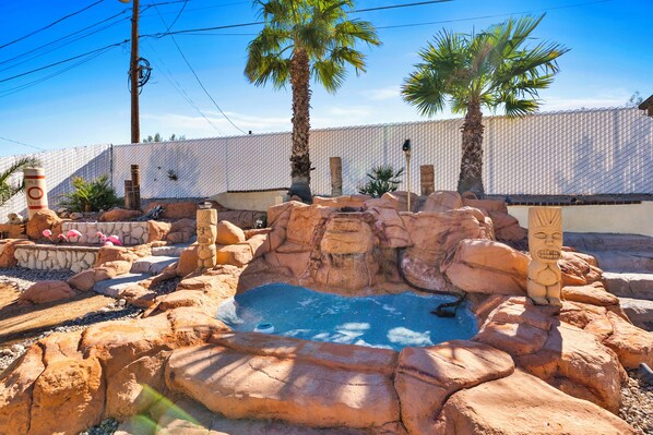 Back yard water fountain