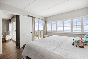 Primary Bedroom with Ocean Views and King Bed