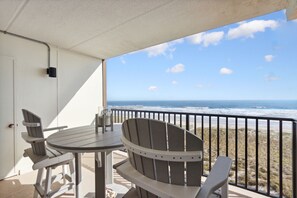 Your Oceanfront Balcony is the Perfect Spot to Sip Morning Coffee