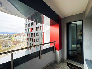 Enjoy your morning coffee on the private terrace with panoramic views.