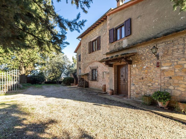 Haus, Zuhause, Hütte, Estate, Auffahrt, Balkon, Abstellgleis, Villa