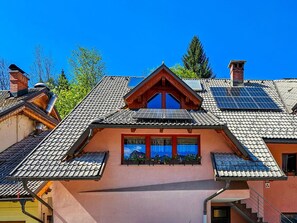 Toit, Maison, Domicile, Siding, Conception, Daylighting, Peindre, Balcon