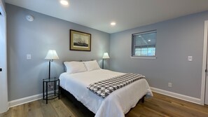 Relax in this comfy bedroom and enjoy the stunning view right outside your window!