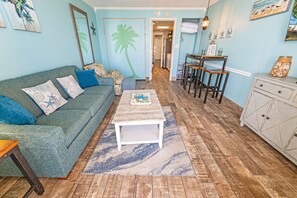 Large Living Area with Views of the Ocean, Beautifully Decorated