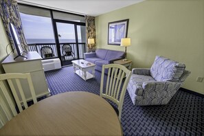 Large Living Area with Views of the Ocean, Beautifully Decorated