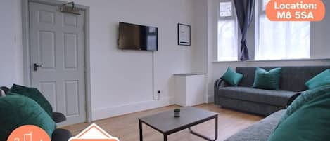 Relax with family and friends in our super stylish living space