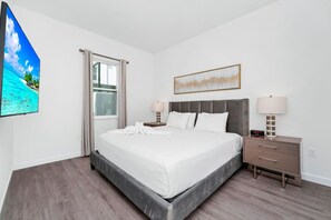 Sleep like royalty with soft, hotel-style linens in every room.