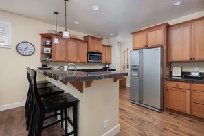kitchen with bar