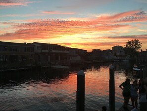 Sunset from Nuni's Cove dock
