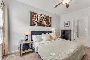 Primary Suite with King Bed and En-suite Bathroom