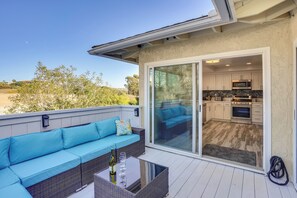 House Exterior | Furnished Balcony | Gas Grill