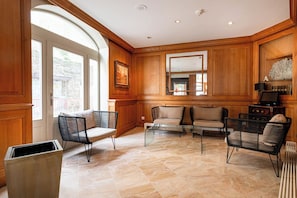 Lobby sitting area