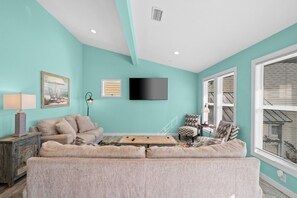 Living Area with Balcony