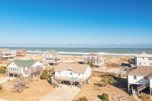 Aerial beach view